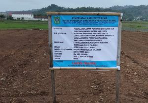 Foto: Lahan aset Pemerintah Daerah di Desa Padolo, Kabupaten Bima, yang sebelumnya direncanakan untuk lokasi pemakaman desa dan dibiayai melalui anggaran penimbunan dari APBD.